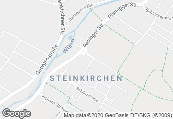 Karte mit Standort von Ihle Lidl Planegg