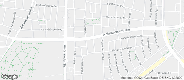 Karte mit Standort von Hofpfisterei