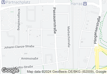 Karte mit Standort von Backstube Wünsche GmbH