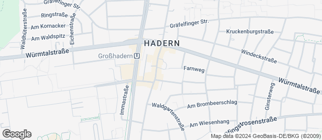Karte mit Standort von Hofpfisterei