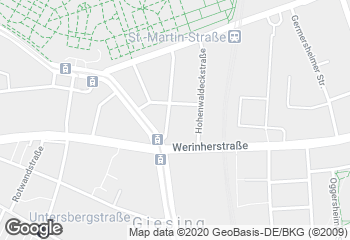 Karte mit Standort von Ihle - Edeka Schlierseestr. Muc