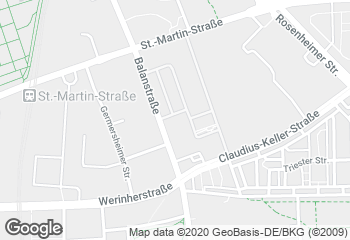 Karte mit Standort von Ihle Rewe M.-Balanstraße München