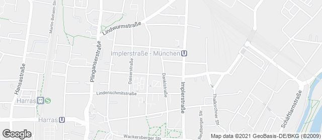 Karte mit Standort von Bäckerei Zöttl