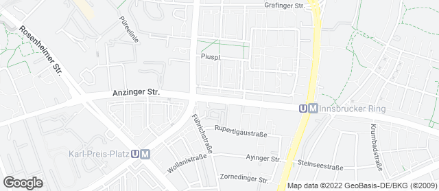 Karte mit Standort von Bäckerei Traublinger - Bad Schachener Str. 15