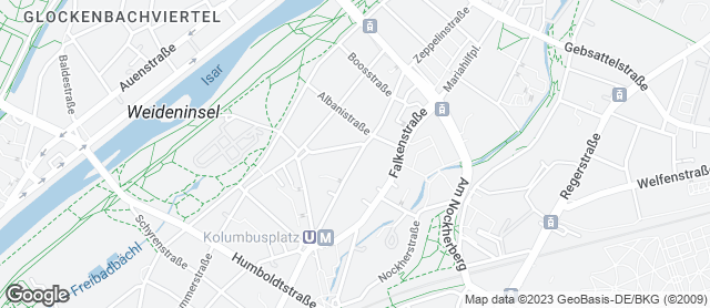 Karte mit Standort von Bäckerei Zöttl