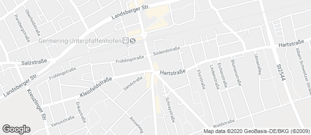 Karte mit Standort von Bäckerei Wimmer KG