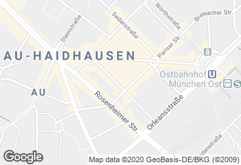 Karte mit Standort von Bäckerei Obori