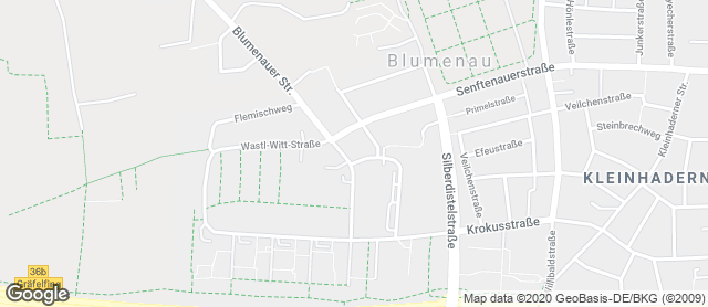 Karte mit Standort von Bäckerei Zöttl