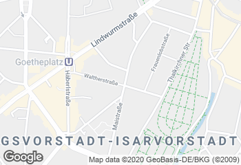 Karte mit Standort von Bäckerei Zöttl