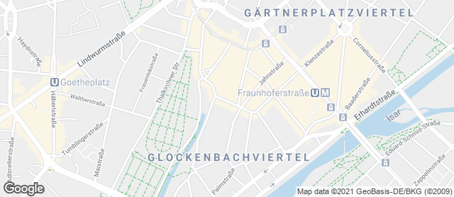 Karte mit Standort von Privat Bäckerei Wimmer Westermühlstraße
