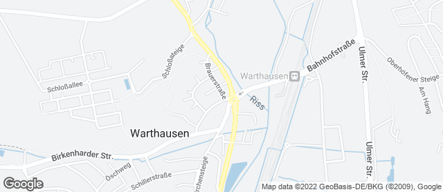 Karte mit Standort von Bäckerei Mäschle OHG