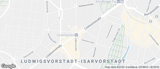 Karte mit Standort von Bäckerei Zöttl