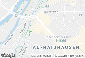Karte mit Standort von Ihle HIT Rosenheimer Str.