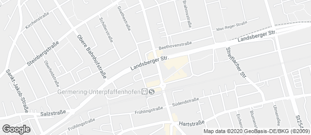 Karte mit Standort von Germedicum Germering