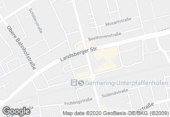 Karte mit Standort von Germedicum Germering