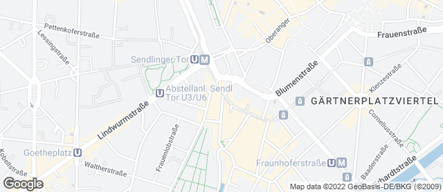 Karte mit Standort von Hofpfisterei