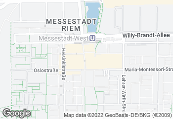 Karte mit Standort von Bäckerei Traublinger - Willy-Brandt-Platz 5 (RiemArcaden EKZ)