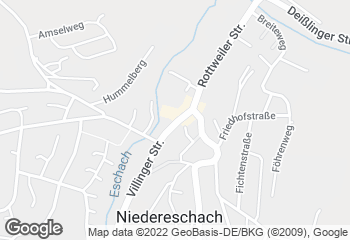 Karte mit Standort von Landbäckerei Geiger