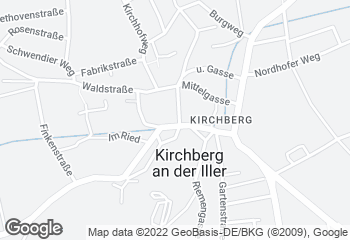 Karte mit Standort von Bäckerei Grieser GmbH & Co. KG