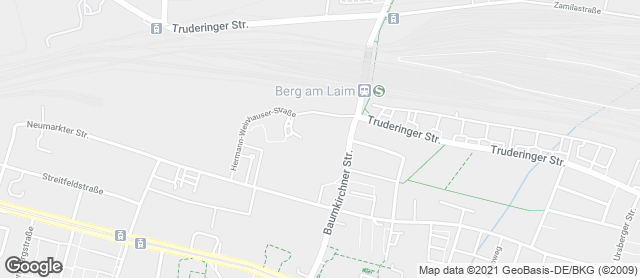 Karte mit Standort von Privat Bäckerei Wimmer Baumkirchnerstraße - Aldi Center
