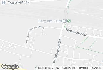 Karte mit Standort von Privat Bäckerei Wimmer Baumkirchnerstraße - Aldi Center