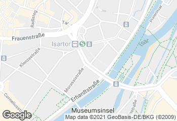 Karte mit Standort von Privat Bäckerei Wimmer Zweibrückenstraße