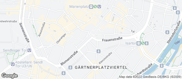 Karte mit Standort von Hofpfisterei