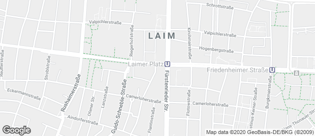 Karte mit Standort von Schubert Bio & Vollwert Bäckerei München im Vitalia am Laimer Platz