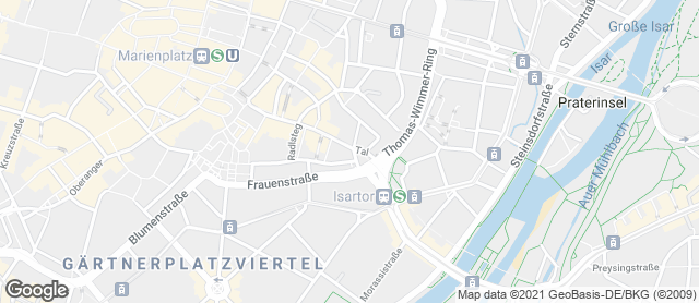 Karte mit Standort von Backhaus Aumüller KG