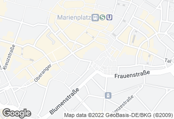 Karte mit Standort von Schubert Bio & Vollwert Bäckerei München im Vitalia Viktualienmarkt