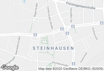 Karte mit Standort von Ihle Edeka Einsteinstr. München