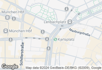 Karte mit Standort von Hofpfisterei - Stachus Einkaufszentrum