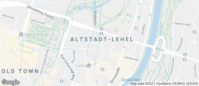 Karte mit Standort von Privat Bäckerei Wimmer Wagmüllerstraße