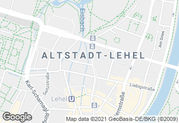Karte mit Standort von Privat Bäckerei Wimmer Wagmüllerstraße