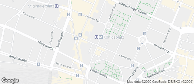 Karte mit Standort von Ihle-Café Luisenstraße
