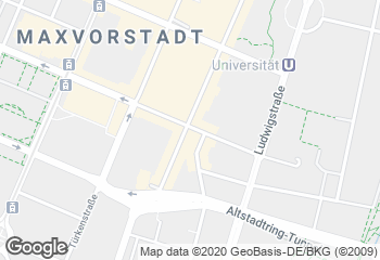 Karte mit Standort von Familienbäckerei Kistenpfennig - Fil. Amalienstraße
