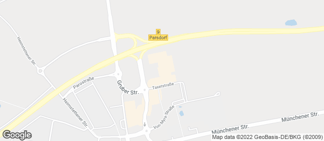 Karte mit Standort von Bäckermeister Brücklmaier OBI Parsdorf