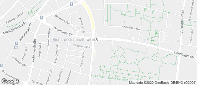 Karte mit Standort von Ihle Edeka Richard Strauss Str. München