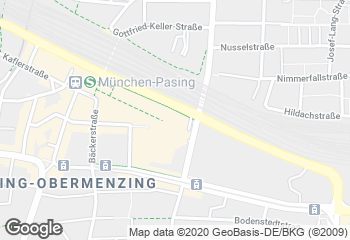 Karte mit Standort von Ihle-Café Pasing-Arcaden