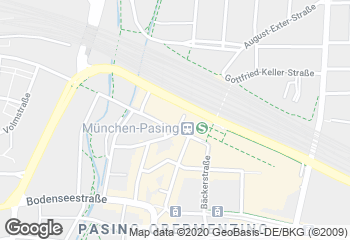 Karte mit Standort von Ihle - Rewe Kaflerstr. München