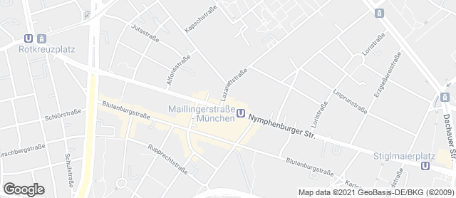 Karte mit Standort von Hofpfisterei