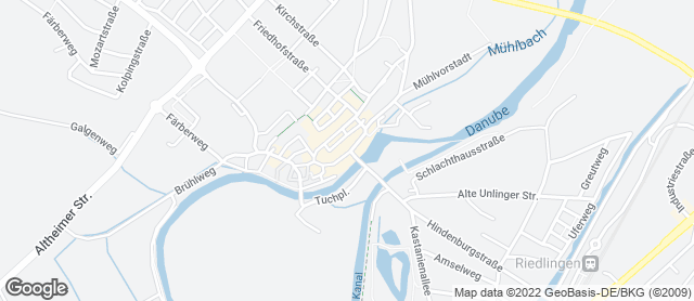 Karte mit Standort von Bäckerei Böck