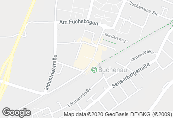 Karte mit Standort von Ihle-Café im AEZ Fürstenfeldbruck