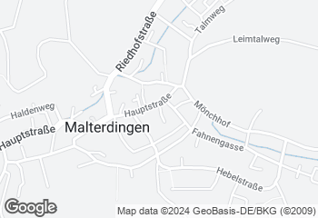 Karte mit Standort von Bäckerei Café Achim Wickersheim