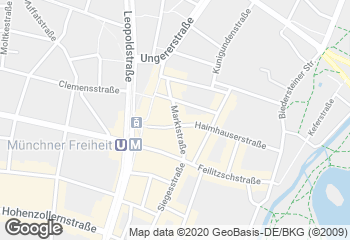 Karte mit Standort von Bäckerei Stadler