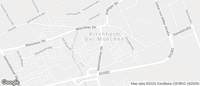 Karte mit Standort von Bäckerei Kreitmaier e.K. Ihr Back -und Cafehaus