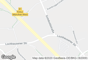 Karte mit Standort von Bäckerei Zöttl