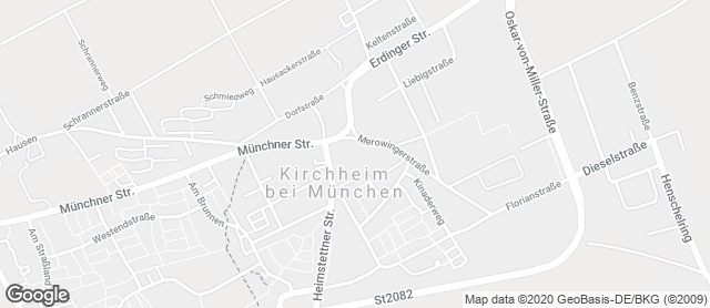 Karte mit Standort von Bäckerei Endlinger