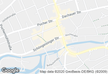 Karte mit Standort von Bäckerei Wimmer KG