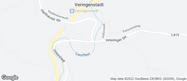Karte mit Standort von Bäckerei Sauter